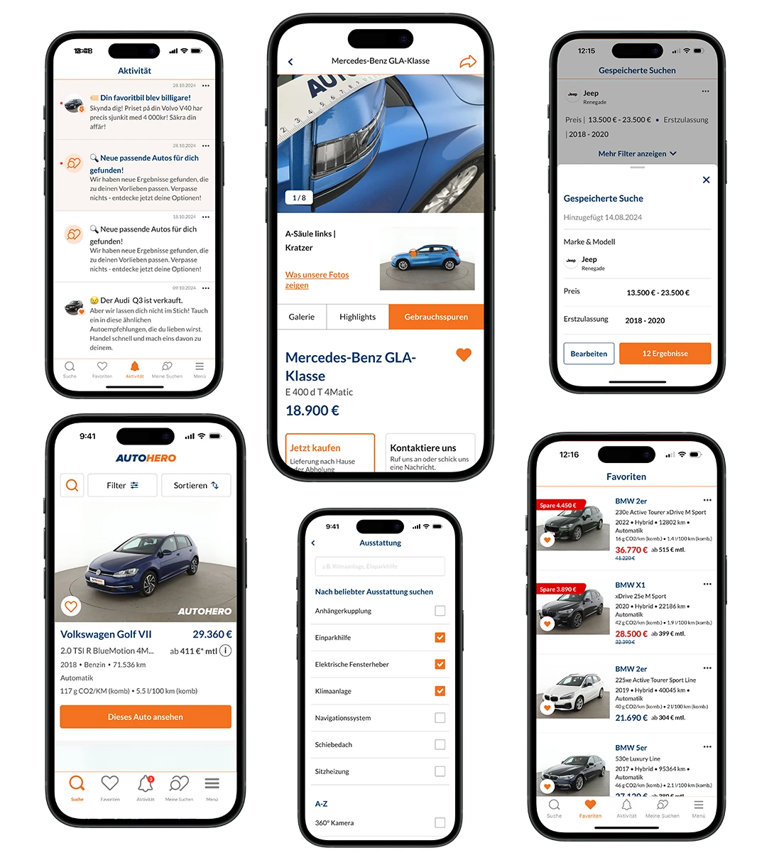 AUTO1 Group project screen