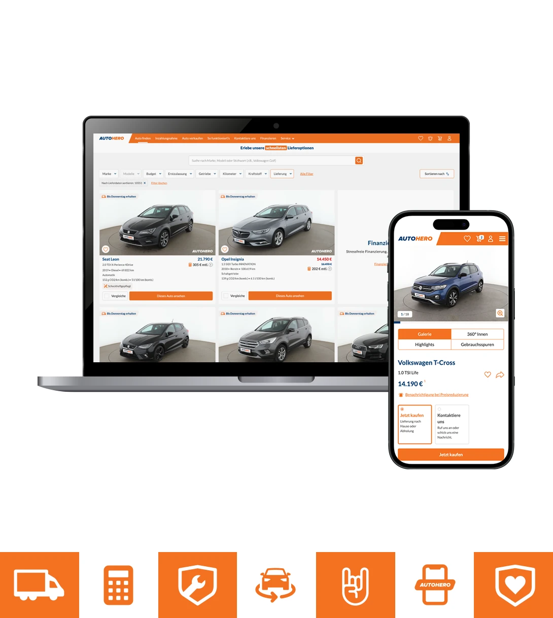 AUTO1 Group project screen